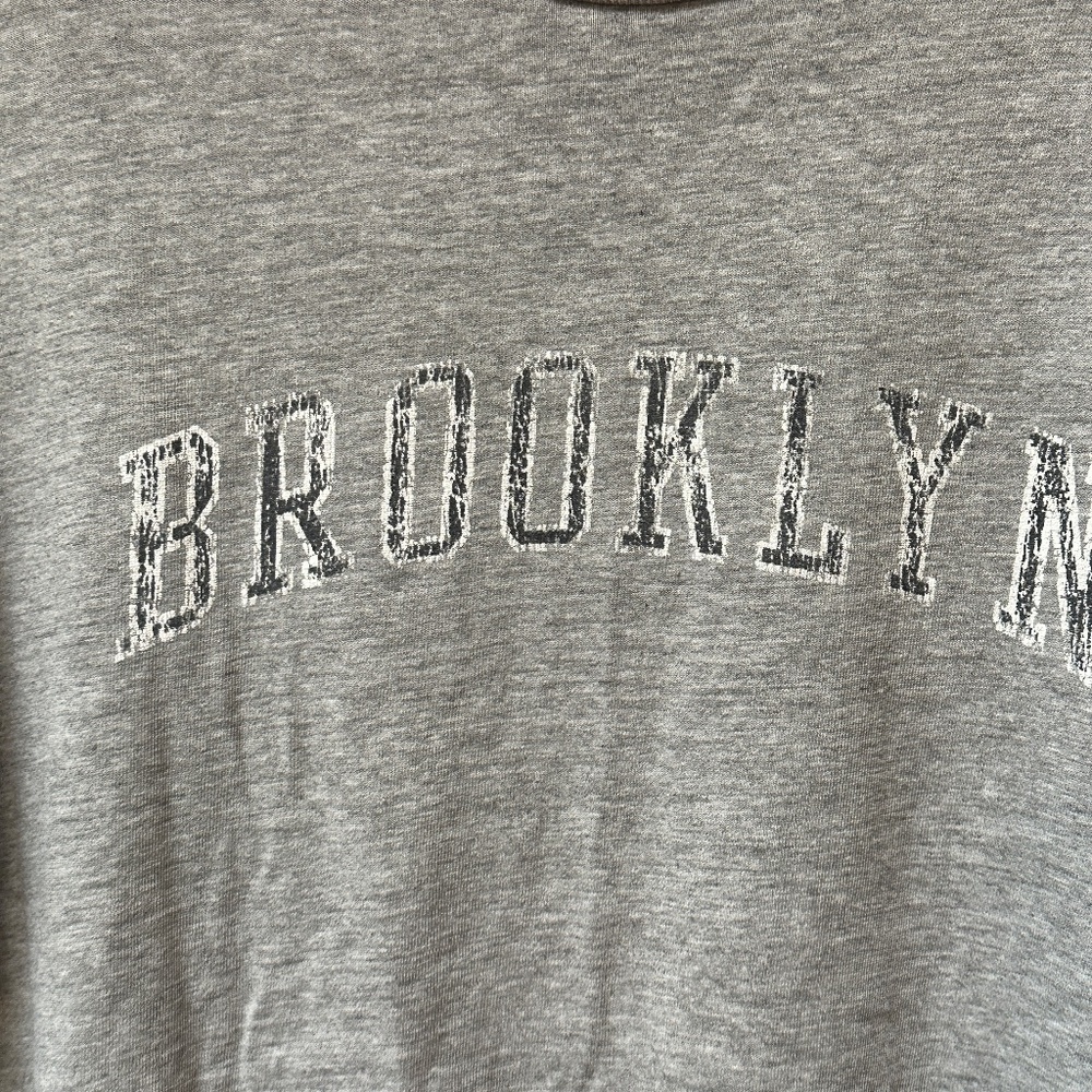 Brooklyn NYC Gray Basketball Short Sleeve Tee Shirt XXL - Picture 4 of 6
